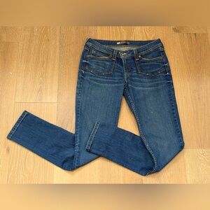 Levi’s Dark Blue Wash Wedgie Straight Jeans - 30